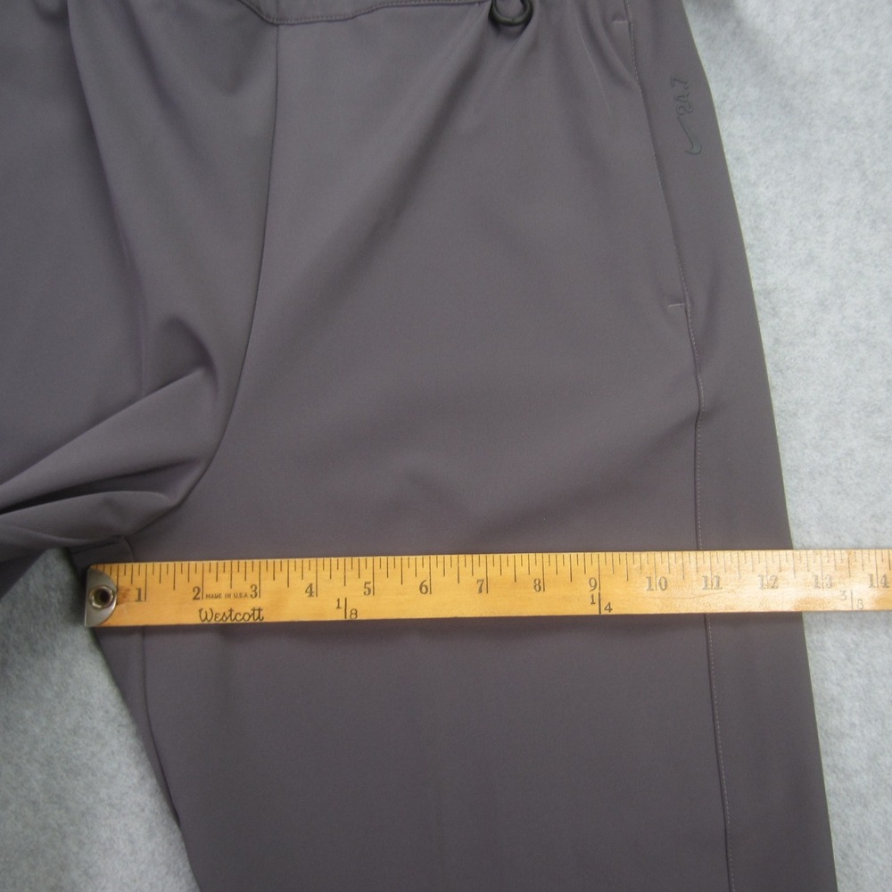 Nike Pants Womens Small Gray Dri-Fit 24.7 Ankle High Rise Barrel Leg Stretch - Picture 11 of 16